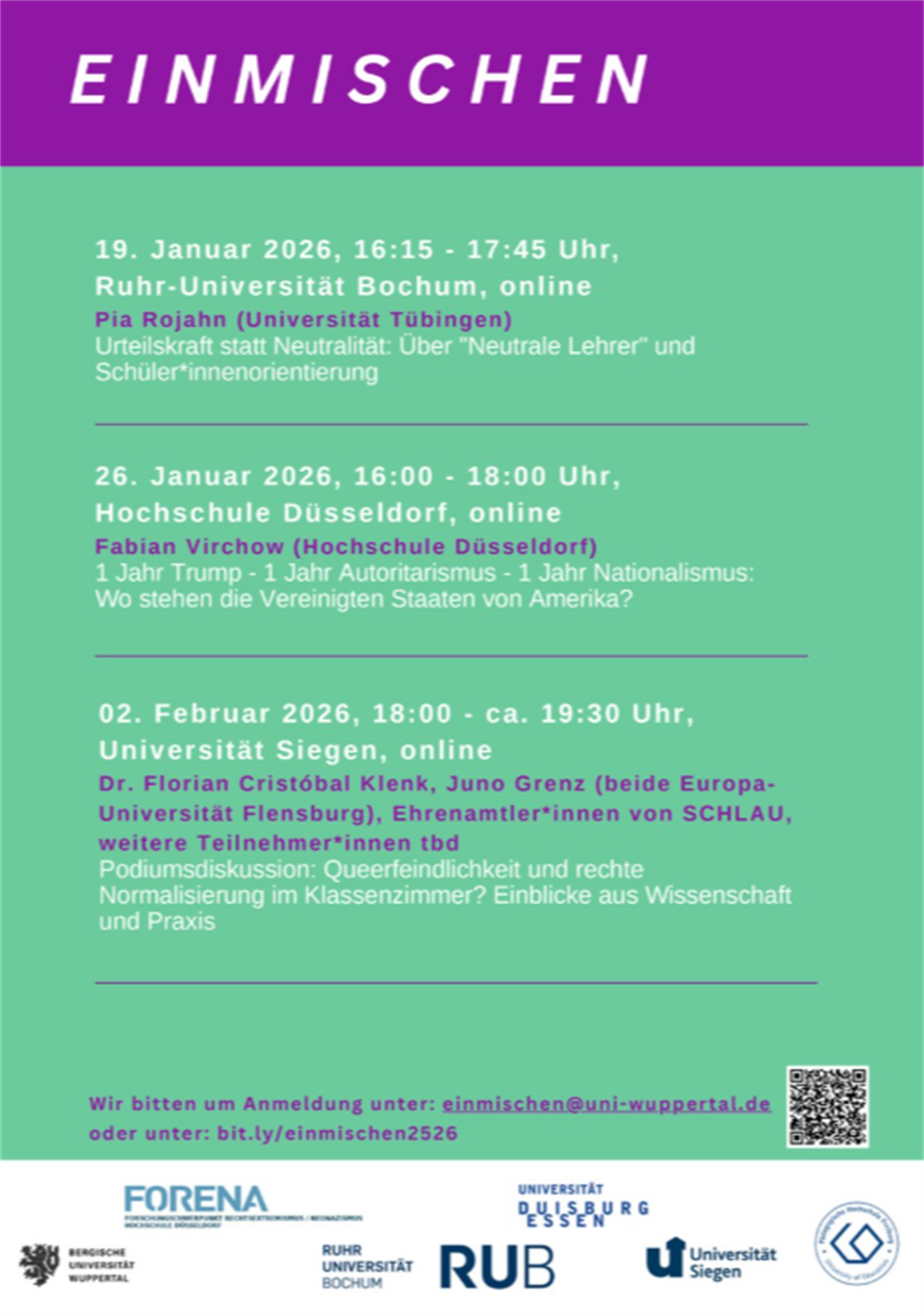 Einmischen Vortragsreihe S.2